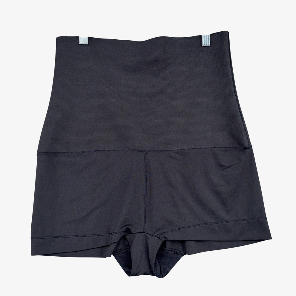 Maidenform High‎ Waist Shapewear Shorts Womens XL Polyester Spandex Black SE0701